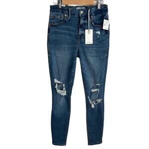 Good American Good Legs Crop Denim Jeans Size 26 NWT